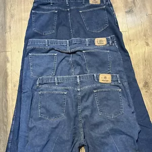 Wrangler Jeans 3 Pairs Of Men's Size 44x29, 42x30 & 46x30 Denim Reg Fit 85900DW - Picture 1 of 13