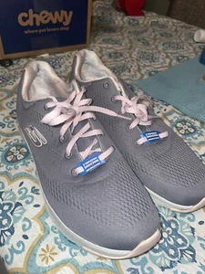 Women’s SKECHERS ARCH FIT BIG APPEAL GREY/PINK SIZE 11 (149057/GYPK) *READ* - Picture 1 of 6