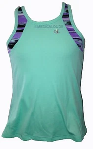 Champion Mesh-Detail Racer-Back Green Tank Little Girls Size 5 - Picture 1 of 2