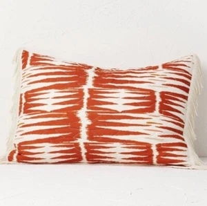 One Opalhouse Jungalow Standard Groove Fringe Printed Sham Nwot - Picture 1 of 3