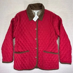 ORVIS Women's Medium Quilt Country Suede Paddock GARNT 86LL-4452 Fishing Jacket - Picture 1 of 8