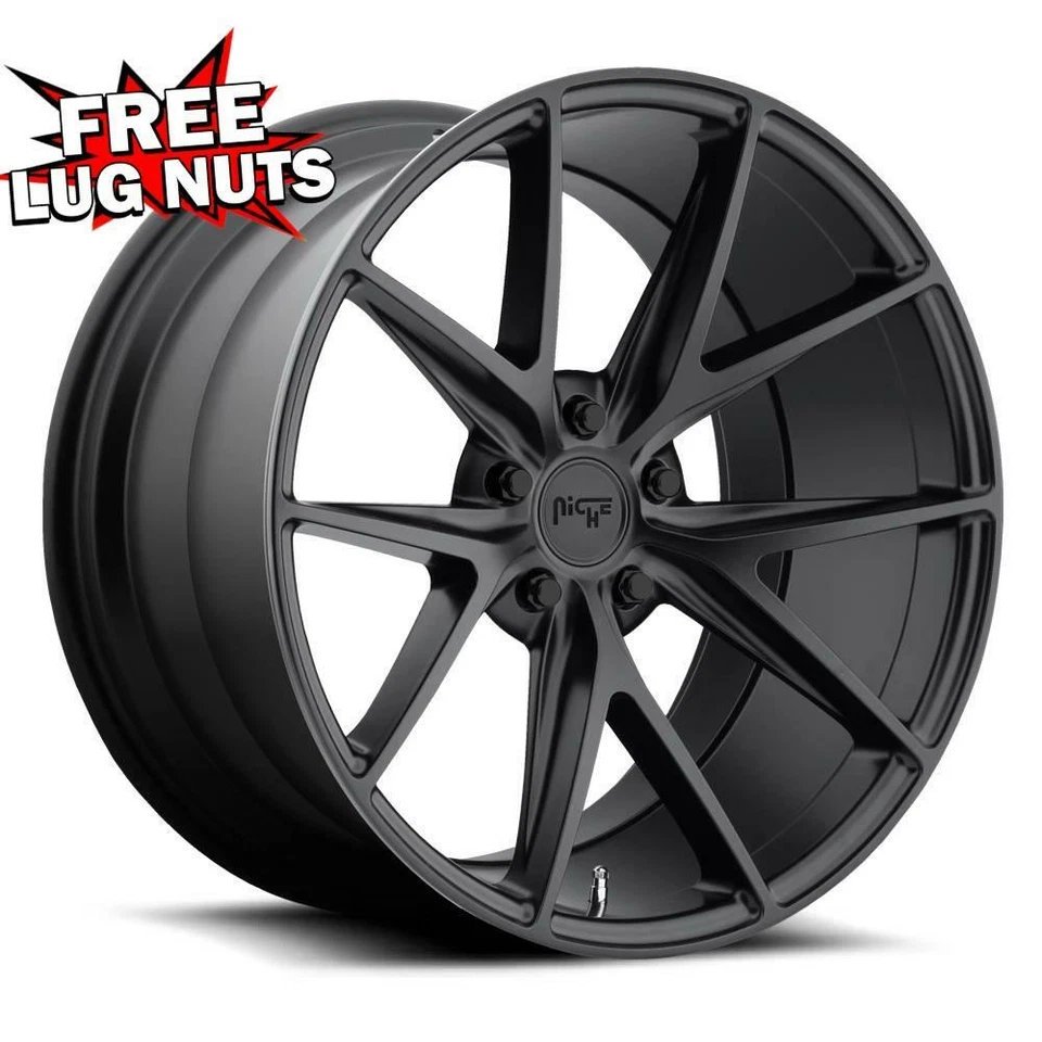 Rueda 20 pulgadas 20x10,5 NICHO 1 PIEZA M117 MISANO NEGRO MATE 5x120 +35 Foto 1 de 1