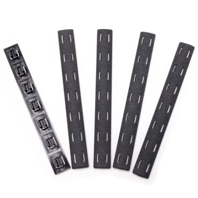 5 PCS 5.5'' M-lok Rail Panel Cover Slots Covers Snap-in Panel Strip - Image 1 of 4