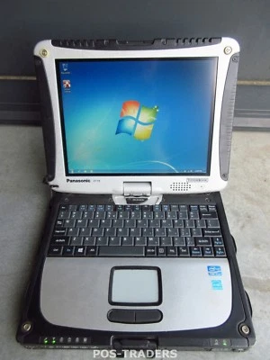 Panasonic CF-19 MK7 Win7 I5 3,2Ghz 8GB 120GB SSD GPS GPRS 10.1" Touch Toughbook - Image 1 of 4