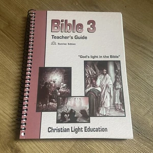 Christliche Lichtpädagogik Bibel 3 Lehrerhandbuch Spirale Homeschool Lehrplan - Bild 1 von 11