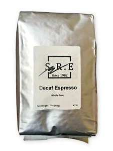 2lb Bag SRE Decaf Espresso Blend Coffee Beans - Picture 1 of 1