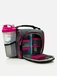 BloominGoods Insulated Bag W Containers/Ice Pack/Shaker Bottle/Pill Case - Picture 1 of 5