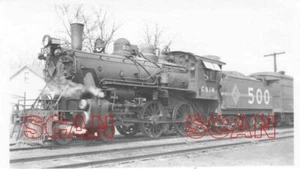 2A488 RP 1950/70s CHICAGO & ILLINOIS MIDLAND RAILROAD 440 LOCO #500 PEKIN IL - Imagen 1 de 1