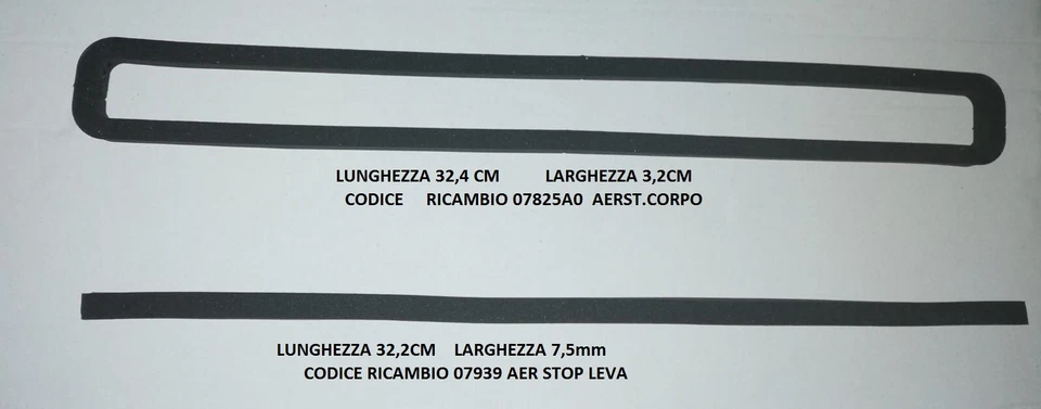 KIT GUARNIZIONI ORIGINALE PER MACCHINA SOTTOVUOTO MAGIC VAC GENIUS / ELITE