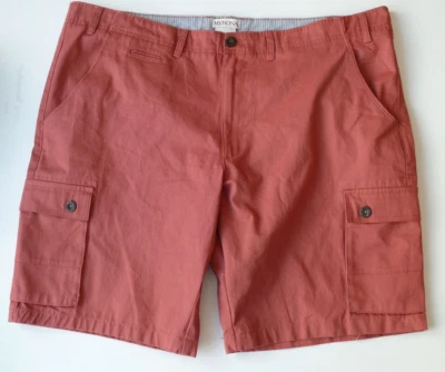 NWOT Merona Cargo Shorts Outdoors Casual Hiking SIZE 42 waist salmon orange pink - Image 1 of 4