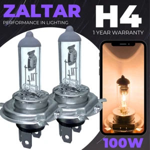 H4 Headlight Headlamp Bulb 472 12v 100w Main Dipped 3 Pin P43t High/Low Beam - Picture 1 of 10