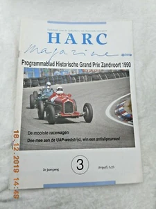 PROGRAMMA GRAN PREMIO STORICO ZANDVOORT AGOSTO 1990 (OLANDA) - Foto 1 di 1