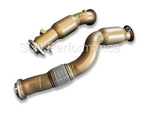 SLN BMW S58 Tubos de bajada deportivos recubiertos de cerámica para gatos M3 G80 M4 G82 y X3M X4M LCI - Imagen 1 de 2