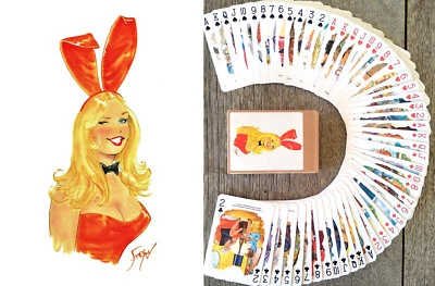 Playing Cards (Poker Deck 54 Cards) Vintage Retro Sexy Adult Comics by Sneyd 085 - Image 1 of 4