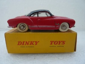 DINKY TOYS FRANCE 530 / 24M VOLKSWAGEN KARMAN GHIA ROUES CONCAVES + BOITE - Bild 1 von 6