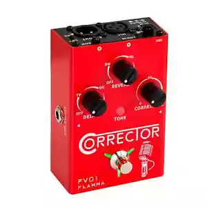 FLAMMA FV01 Vocal Effects Processor Pitch Correction with Delay Reverb Effects