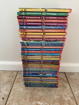 Lote a granel de libros para jóvenes adultos ANIMORPHS años 90 K.A Applegate eligió título propio Foto 1 de 4