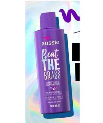 3 Aussie Beat The Brass Purple Shampoo with Passion Fruit & Jasmine Flower 8 oz. - Image 1 of 3