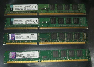 2GB 4GB 8GB 16GB KINGSTON DDR3 1600MHz Dimm pol.240 PC3-12800U PC RAM LOW - Picture 1 of 1