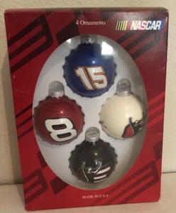 2004 Dale Earnhardt Weihnachtsschmuck 4er Set Nascar Made in USA - Bild 1 von 3