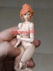 Cabeza de reina súper niña pintada 1:12 esculpida para figura de acción femenina de 6" juguetes corporales - Imagen 1 de 6