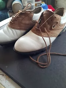 Nike Air Vintage Mens Leather Oxford Golf Shoes Cleats 980305 Size 10 Kempshall - Picture 1 of 13