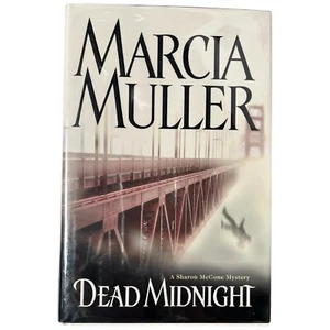 Signed Dead Midnight by Marcia Muller 2002 Mystery Hardcover Book HCDJ - Picture 1 of 4