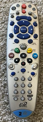 DISH NETWORK 152638 6.4 IR/UHF PRO DKNFSK03 EchoStar TV Remote Control - Image 1 of 3