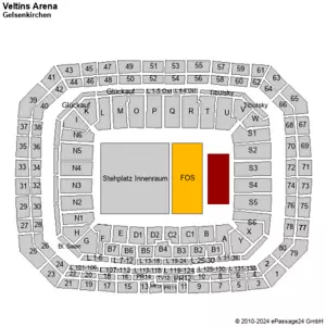 Bruce Springsteen GELSENKIRCHEN - FRONT OF STAGE RECHTS STEHPLATZ TICKETS KARTEN - Bild 1 von 1