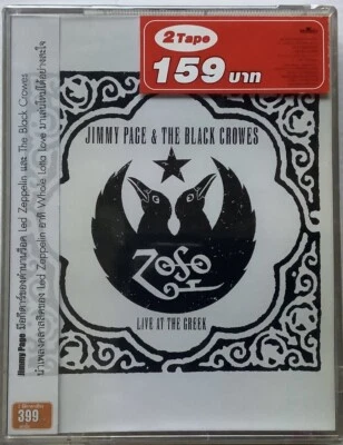 Jimmy Page & The Black Crowes ‎ Live Original Thai Edition Double Cassette Seal - Image 1 of 2