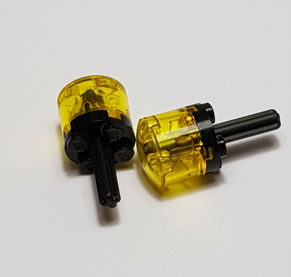 2x Lego® Technic Fahrzeug Warnleuchte MOC gelb 4032 2654 3941 - Bild 1 von 1