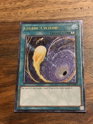 Near Mint Cosmic Cyclone - OP07-EN003 - Ultimate Rare - Unlimited Edition - Yu-G - Image 1 of 2