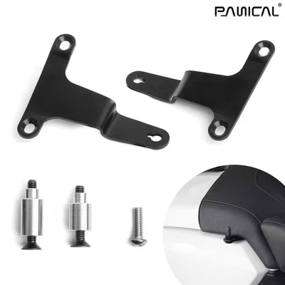 Caja trasera de motocicleta Panical soporte bandera negro para Honda Goldwing GL1800 2021-25 Foto 1 de 4