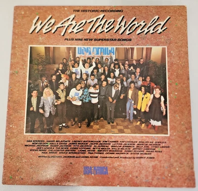 1985 We Are The World Vinyl Record USA For Africa Various Artist LP - Image 1 of 4