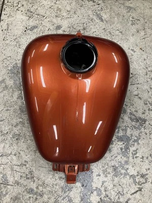 Harley Davidson OEM Touring Gas Fuel Petro Tanque 11 FLHX Pearl Sedona Naranja Foto 1 de 4