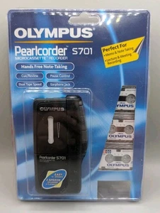 Olympus Pearlcorder Microcassette Recorder - S701 - 2 Geschwindigkeiten - 3 Kassetten - Neu - Bild 1 von 4