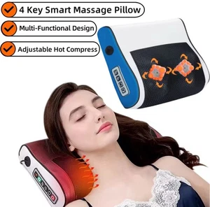 Electric Massage Vibration Adjustable Hot Compress 4 Modes Body Massager 3 Speed - Picture 1 of 7