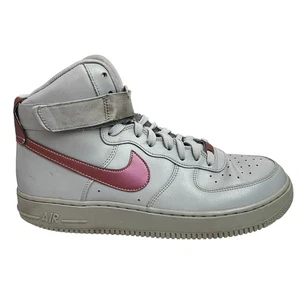 Nike Air Force 1 '07 High LV8 Mens Size 10 Gray Pink Athletic Shoes Sneakers - Picture 1 of 13