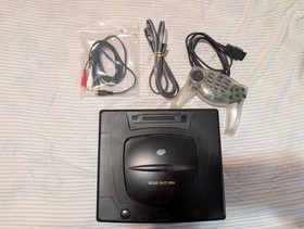 LOOK/READ SEGA Saturn MK-80000A Console With Controller & Cables. Tested/Working