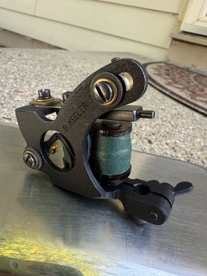 GEORGE KEELER bobina máquina de tatuaje REVESTIMIENTO Foto 1 de 4