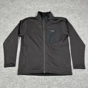 Sitka Gear Dry Creek Fleece Jacket Mens Large Black Full Zip Hunting Hiking - Picture 1 of 8