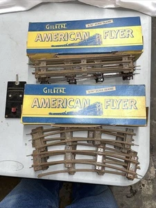 American Flyer Straight And Curved Tracks - Picture 1 of 4