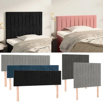 Kopfteile Bettkopfteil Betthaupt Bett Bettgestell Bettzubehör Schlafzimmer Samt - Bild 1 von 4