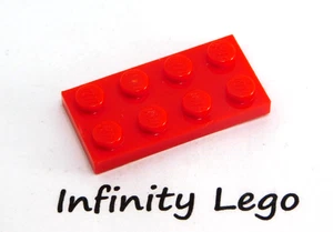 30 LEGO Red Plate 2 x 4 (3020) - (30 Pieces) - Picture 1 of 1