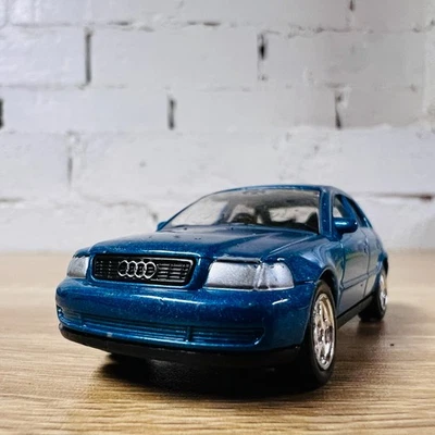 Audi A4 Sedan Blue Diecast 1:64 Welly NEX - Image 1 of 4