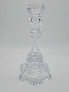 TIFFANY & CO Crystal HAMPTON 9" Candlestick Candle Holder Made In Germany - Picture 1 of 11
