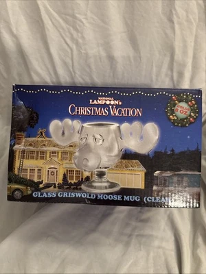 Taza de vidrio National Lampoon's Christmas Vacation Clark Griswold Moose Warner bros Foto 1 de 4