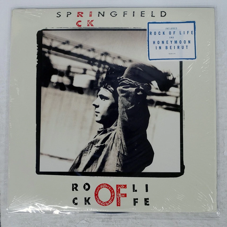 RICK SPRINGFIELD ROCK OF LIFE RCA 66201R US VINYL LP - Image 1 of 1