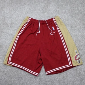 Nike Cleveland Cavaliers Shorts Mens XL Red/Gold Polyester NBA w/ 9" inseam - Picture 1 of 9