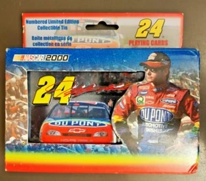 Jeff Gordon #24 Limited Edition Collectible Tin w/ Playing Cards Sealed Vintage - Picture 1 of 3